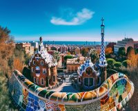 Upptäck Gaudís mästerverk: En tur utan köer till Sagrada Familia och Park Güell