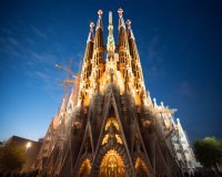 Privat Kvällstur av Sagrada Familia